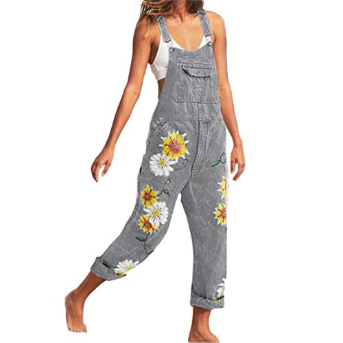 Godoboo Damen Latzhosen Denim Jumpsuit Slim Jeanslatzhose Overall Jumpsuit...