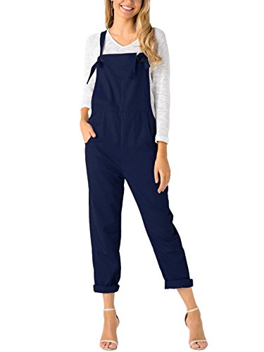 YOINS Latzhose Damen Herbst Winter Jumpsuit Overall Ärmellos mit...